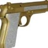 Pistol i guld-glitter