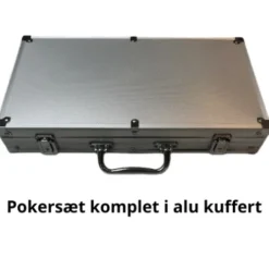 Pokerspil - komplet sæt