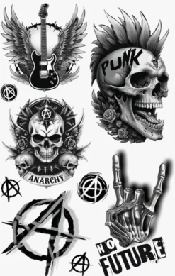 PUNK tatoveringer