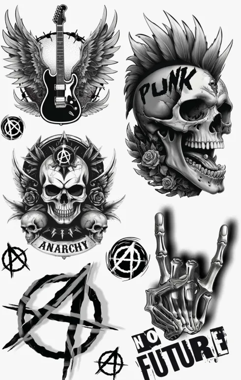 PUNK tatoveringer