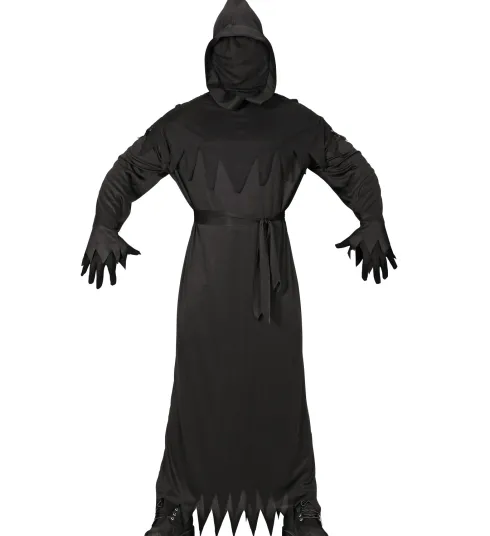 Reaper kostume med stofmaske til voksne