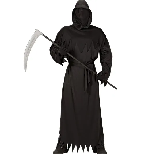 Reaper kostume med stofmaske til voksne