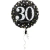 30 år folieballon- Sparkling gold