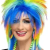 80ér Rainbow Punk paryk