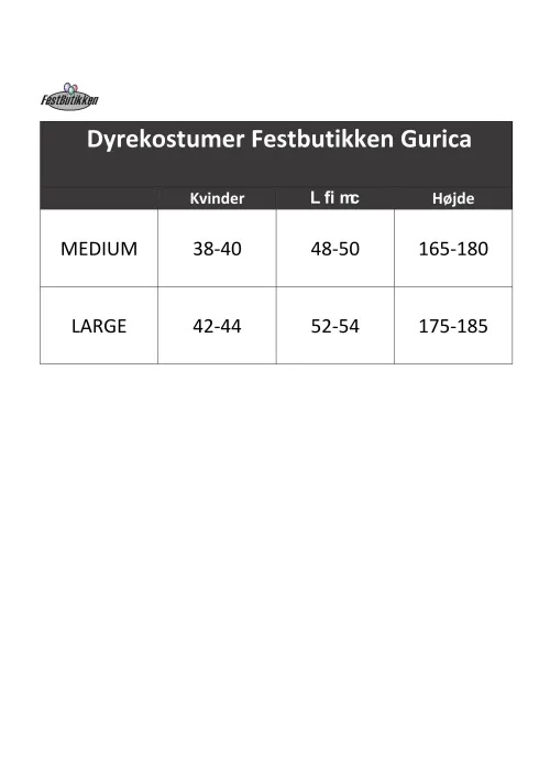 Søhest Kostume Voksen L