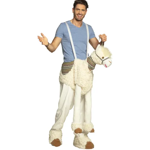 Sjovt Rid på Lama Kostume