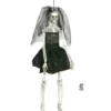 Skelet brud i sort 42cm