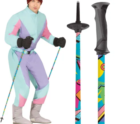 Ski stave popart