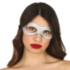 Sølv glittermaske