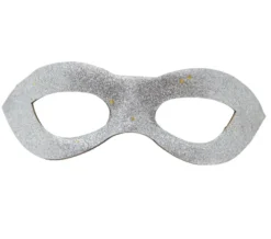 Sølv glittermaske