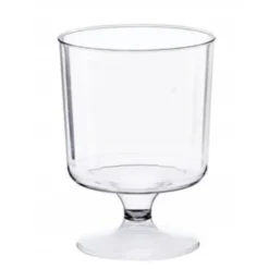 Snapseglas i plast på fod 6stk