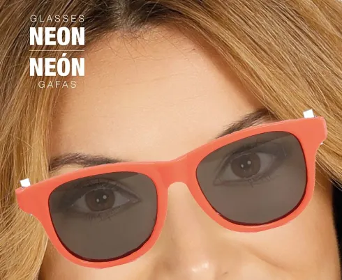 Solbrille neon orange