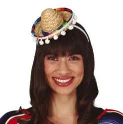 Sombrero MINI på hårbøjle