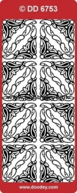 Stickers med hjørner