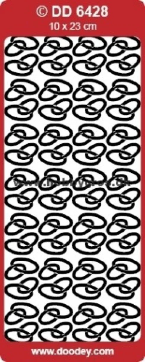 Stickers med 56 x dobbeltringe