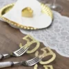 Tal konfetti stor 40 guld