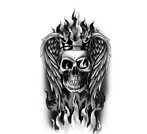 Tattoo kranium