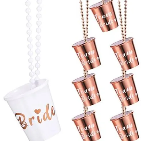Team Bride shotglas i rosegold