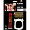 Vampyr sæt - gebis, blod og farver