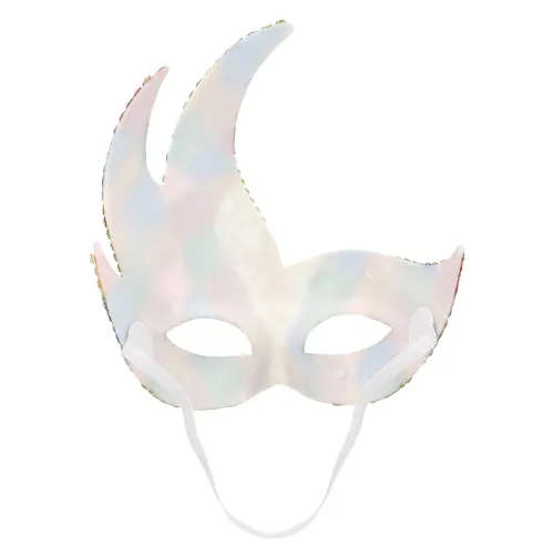 Venetiansk harlekin maskerade maske