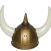 Vikinghjelm med horn
