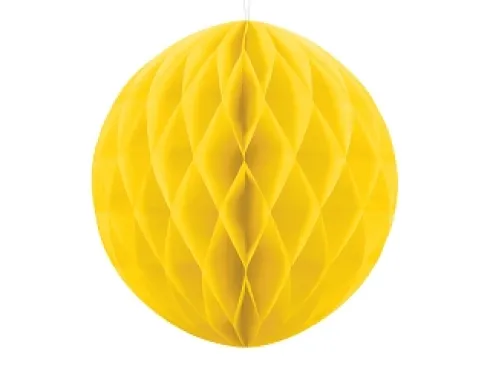Vævbold ø 40 cm GUL