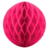 Vævbold ø 10 cm Mørk pink