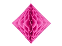 Væv diamant 20 cm i Pink