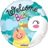 Welcome baby folieballon